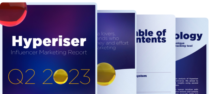 2023 Q1 of Turkish Influencer Market by
